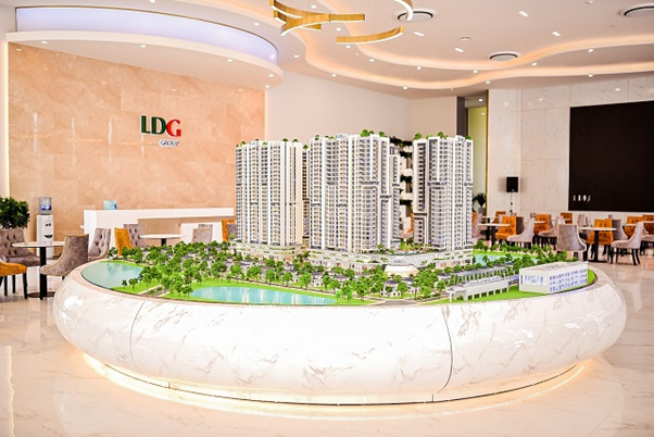 LDG SKY là khu căn hộ nằm trong tổng thể dự án khu đô thị mới Bình Nguyên.